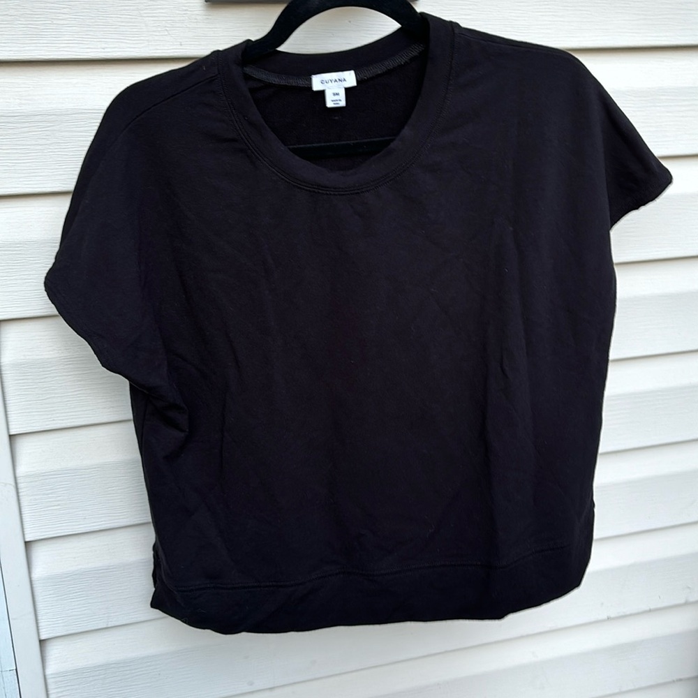 CUYANA LADIES BLACK SHIRT-SM